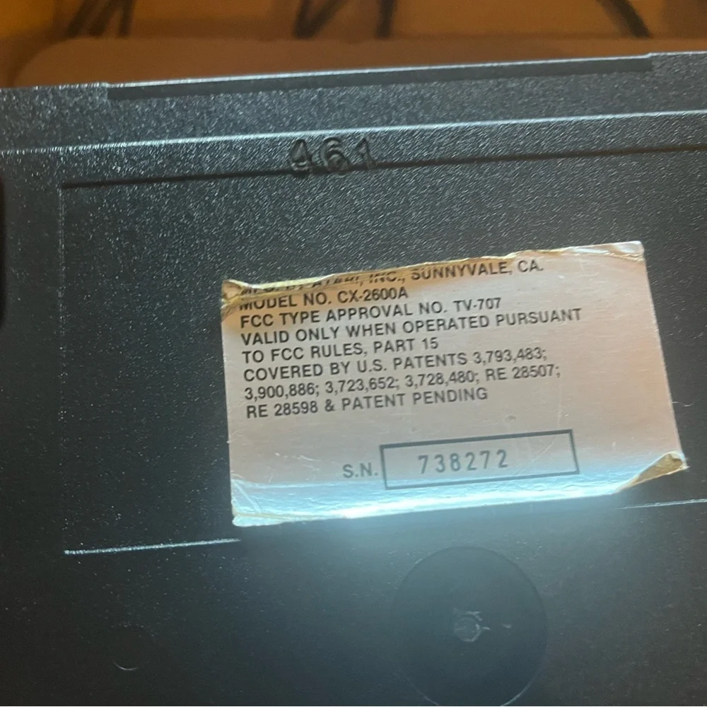 Atari cx-2600a console, games, manuals.